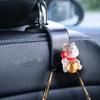 Car Seat Lucky Cat Back Hook Interior Supplies Car Seat Backrest Cutie Storage Car Accessories Decorative Adorns Creative Decor