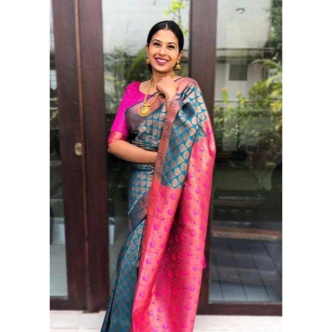 This Beautiful Saree Is Elegantly Decorated with Gorgeous Solid Jacquard Weave That Gives a Perfect Look To the Outfit.