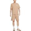 Nike T Shirts Men's Nude Pink Crew Neck Moderate Straight Fit FD0306-200
