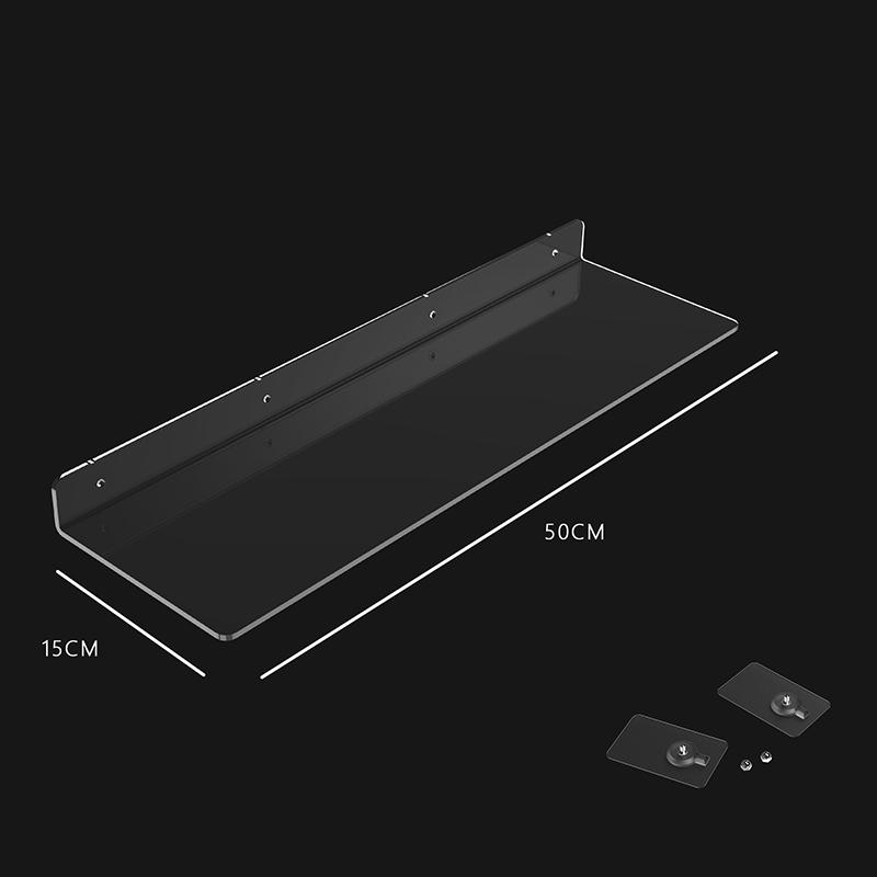 Clear Acrylic Shelves for Wall,Invisible Mounted Display Ledge Kids Bookshelf for Bathroom,Living Room,Bedroom,Kitchen,Study