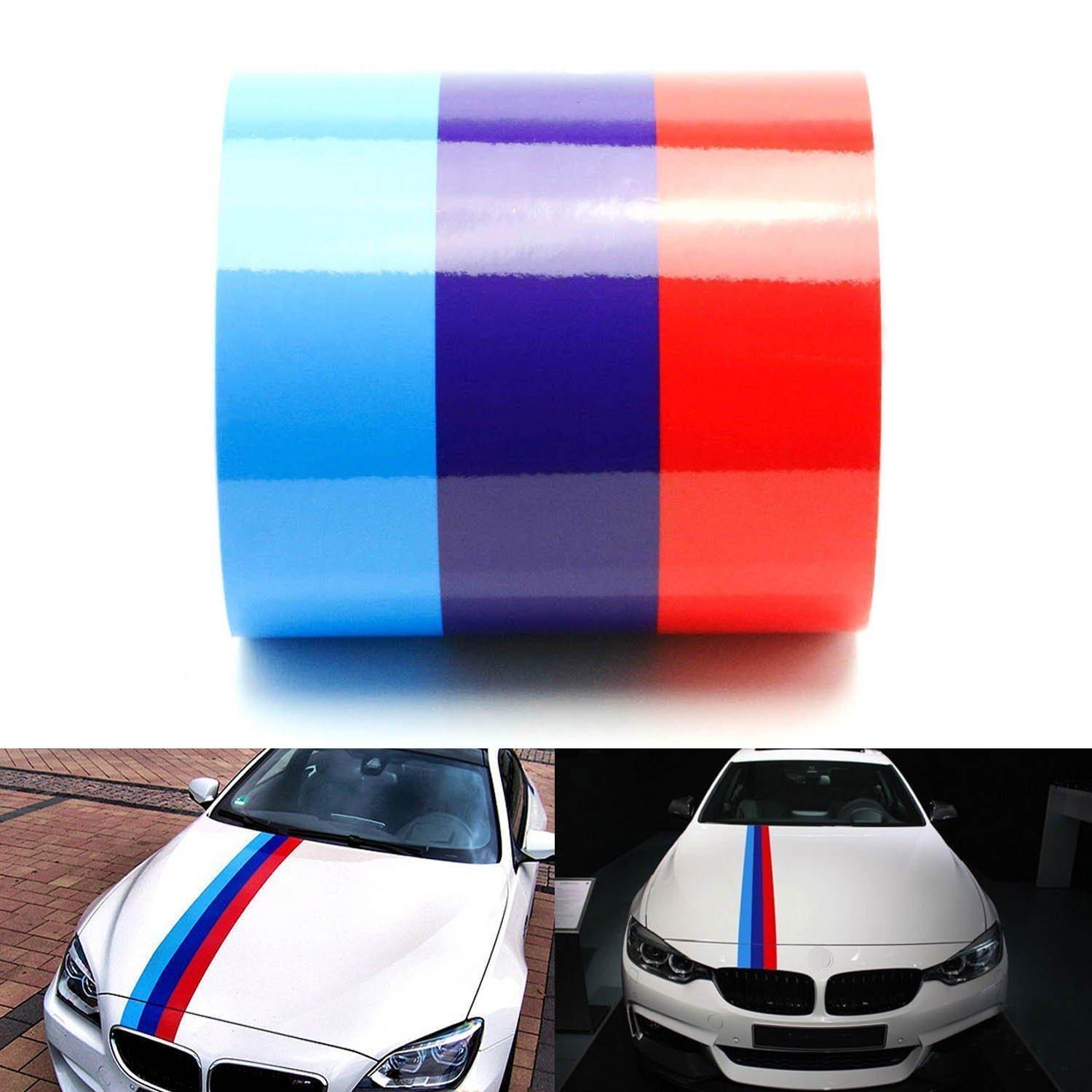 

Diy 6 Wide Car Styling Full Body Funny Decal Auto Sticker Accessories BMW for Car Styling (M Sport 1 m) фиолетовый