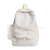 Schoolbag Lace Dot Art Small Fresh Wind Junior High School Student Backpack Girls School Bag Versatile Lightweight Travel Backpack