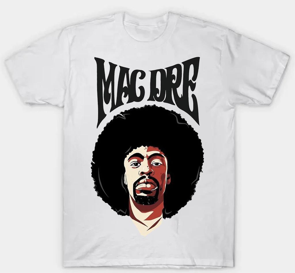 Maglietta a maniche corte Mac Dre Thizz Nation Uomo Unisex S-3XL Bianca Fan Art