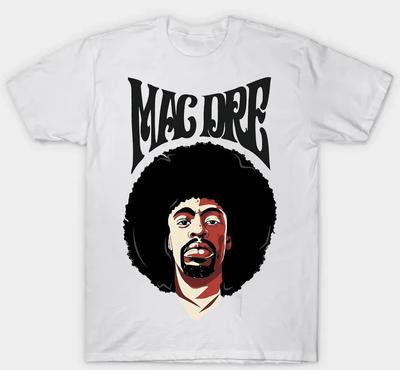 Maglietta a maniche corte Mac Dre Thizz Nation Uomo Unisex S-3XL Bianca Fan Art
