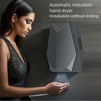 2026Neuer Mini Vollautomatischer Induktions-Händetrockner 1600W Automatischer Hochgeschwindigkeits-Warmluft-Händetrockner