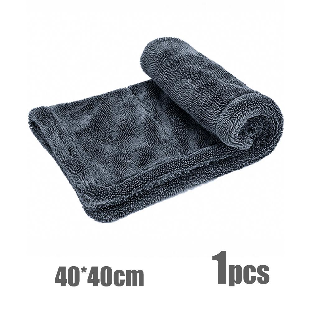 

AUTOBRIGHT Microfiber 1300gsm 60*90cm 36*24inch One wipe drying Towel Car Wash Cloth Thicken Soft Professional Car Cleaning Tool Superfine Fiber