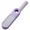 Dual-Use Foldable Foot Scrubber & Callus Remover Brush for Bathroom.