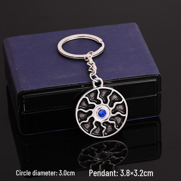 European & American Rock Guitar Keychain: Hip Hop Drip Oil Alloy Pendant Charm for Women's Bags