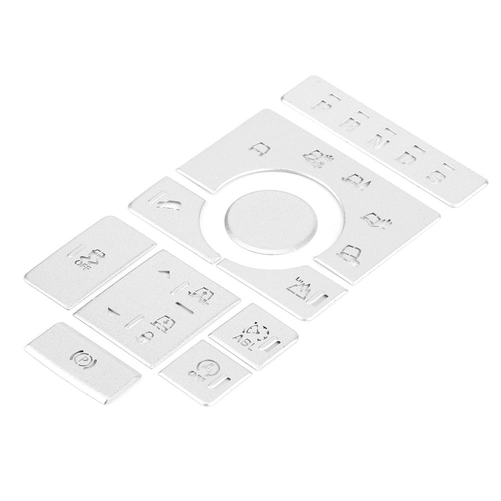 

10pcs Aluminum Alloy Car Button Sticker Decorative Trim Fit for Land Rover Executive 15 16