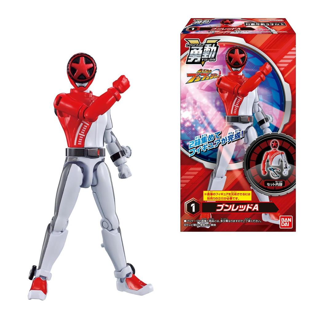 Bakujo Sentai Bunbunger Yuudou Candy Toys and Ramune Candy Sentai (12 pieces) (Bakujo Bunbunger)