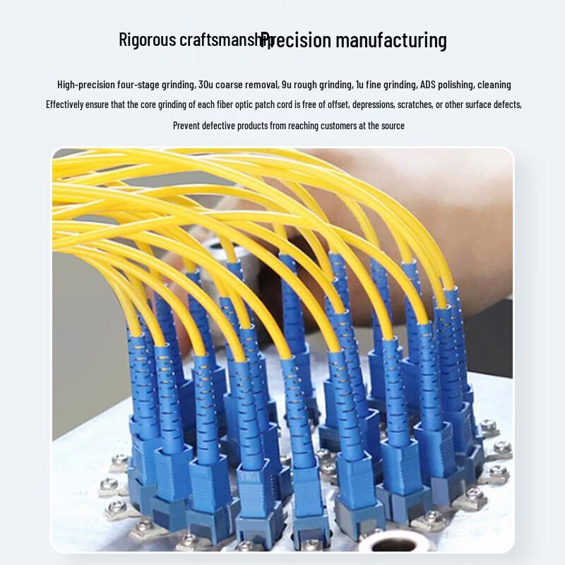 Weitu Sunshine Single-Mode LC-LC Duplex Fiber Optic Patch Cable