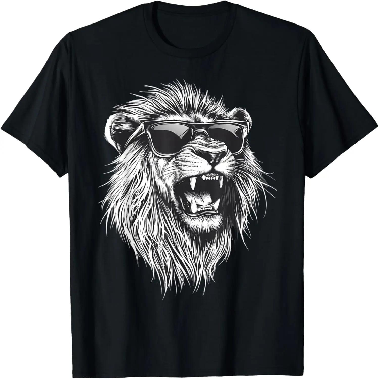 Roaring Lion Sunglasses Music Graphic T-Shirt S чёрный