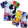 Cartoon Digital Printing, Children'S Short-Sleeved Top T-Shirt + Shorts Loungewear Set