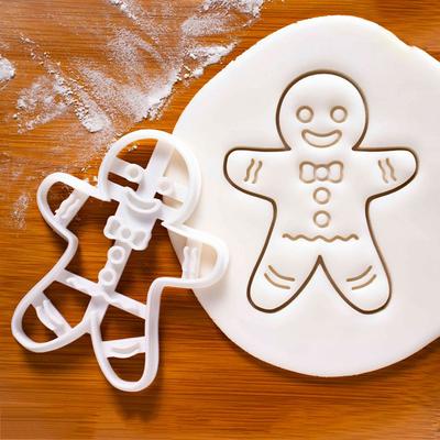 Vykrajovátka na vánoční cukroví Perník Pan Santa Claus razítko do forem pro děti Vánoční večírek Embossovač Forma na sušenky Pečicí potřeby