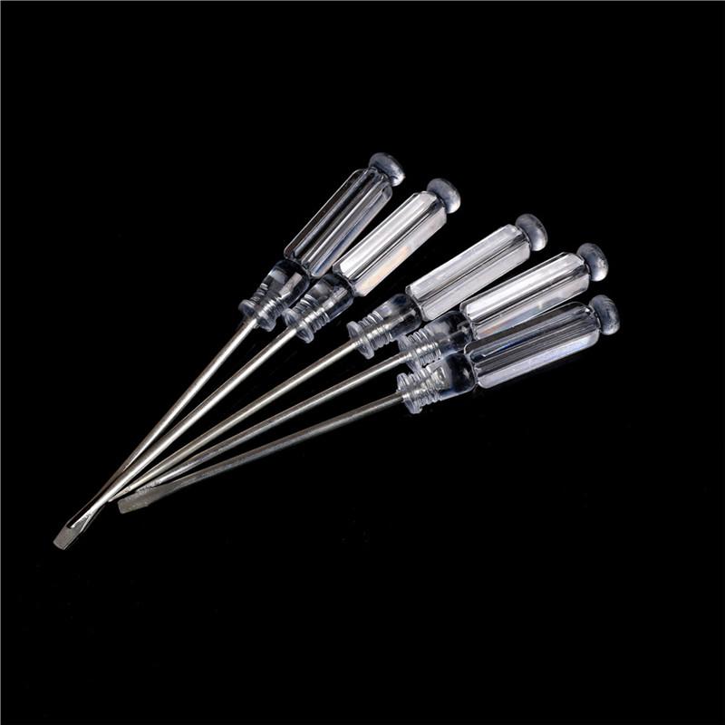 Set de 5 bucăți de instrumente pentru reparații la domiciliu Șurubelniță mică magnetică cu lamă plată de precizie