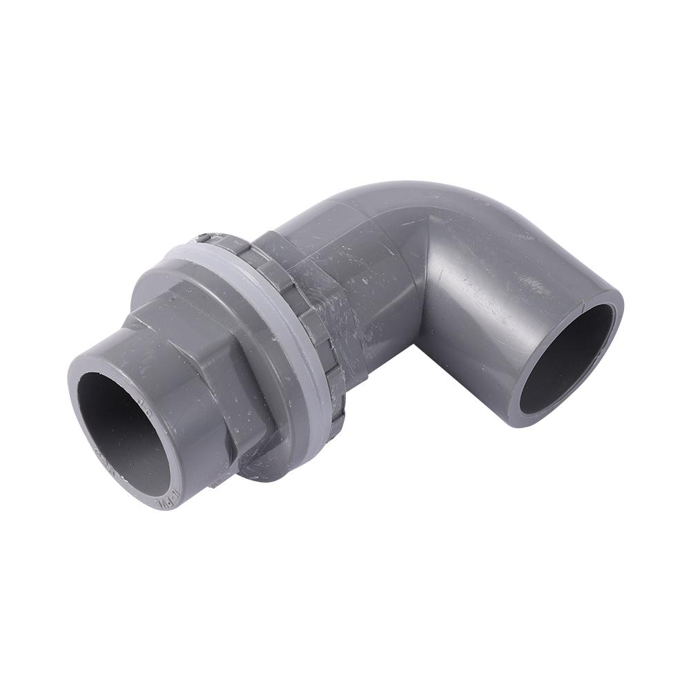 1PC 3 Size Available PVC Pipe Aquarium Fish Tank Elbow Drainage Connectors Overflow Thread Water Tank Supply Home DIY Tube Joint