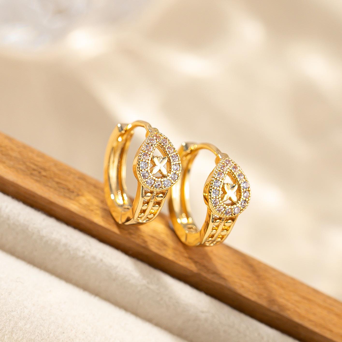 Stylish Korean Dongdaemun Water Drop Earrings for Women