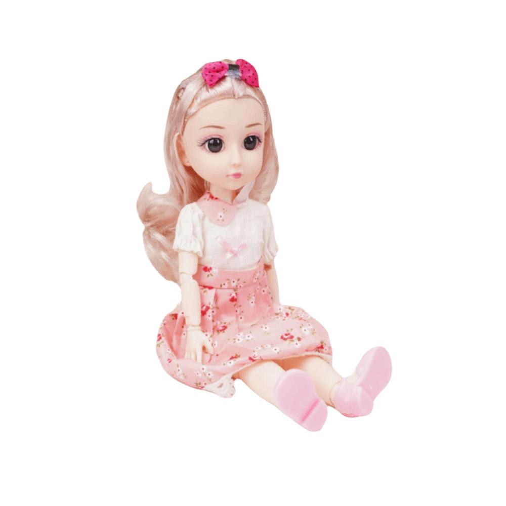 

with Wig Make Up Princess Dress Up BJD Dolls Long Hair Princess Makeup Ball Joint Doll Babies style C