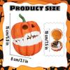 Halloween Pumpkin Candy Box Resin Halloween Treat Box Creative Desktop Decor Holder Props Treat Container for Kids Party Adults