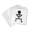 Stick Figure Puzzle Toy, Develops Coordination and Observation Skills, Burr-Free Wooden Stick Figure Toy, for Kids Ages 3 and Up