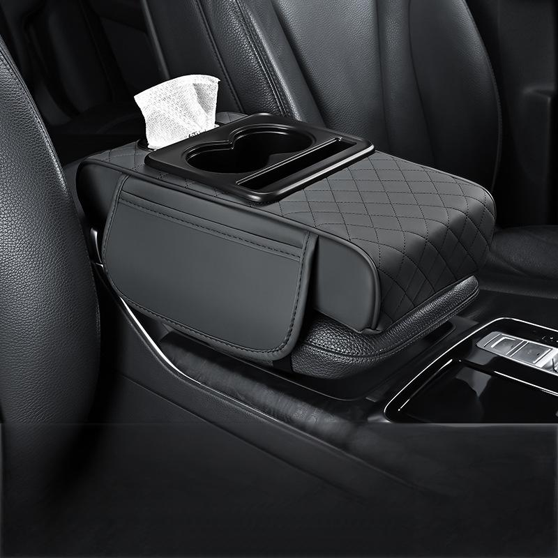 

Integrated Pressurized Car Armrest Heightening Pad, Waterproof Car Centre Console Heightening Pad, Car Armrest Cushion серый