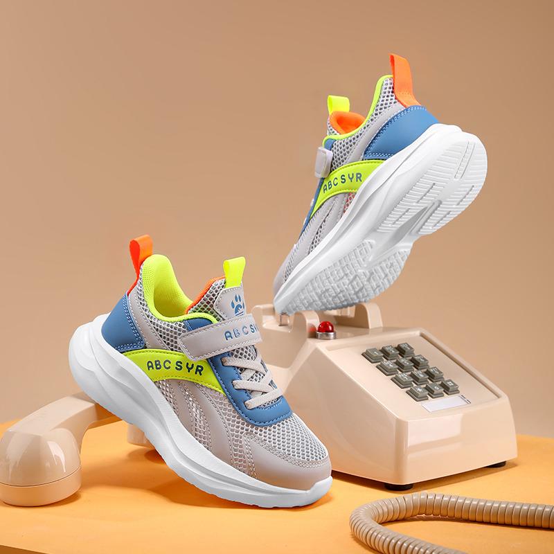 New Fashion Summer Sneakers for Children Breathable Mesh Kids Sports Shoes Size 29-39 Platform Children's Running Shoes For Girl