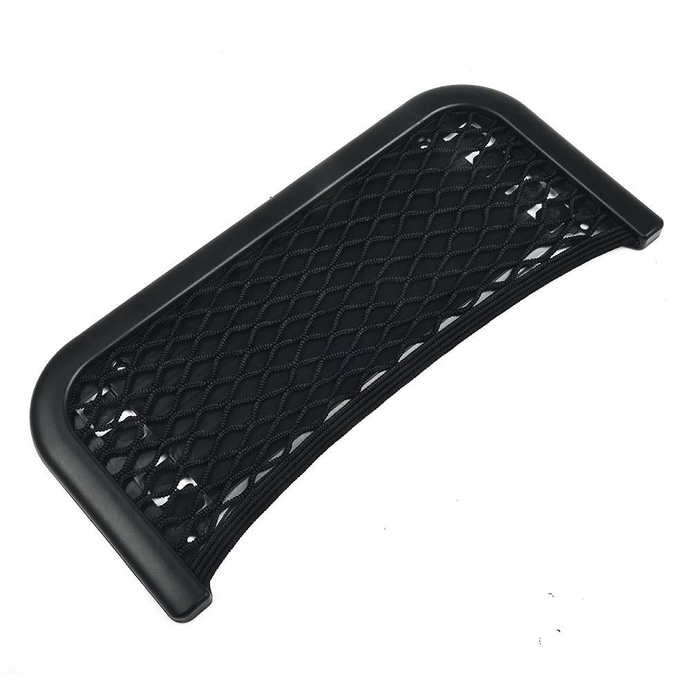 2pcs Car Organizer Storage Bag Auto Paste Net Pocket Phone Holder Car Accessories Universal 252mm X 120mm ABS with Fixing Screws