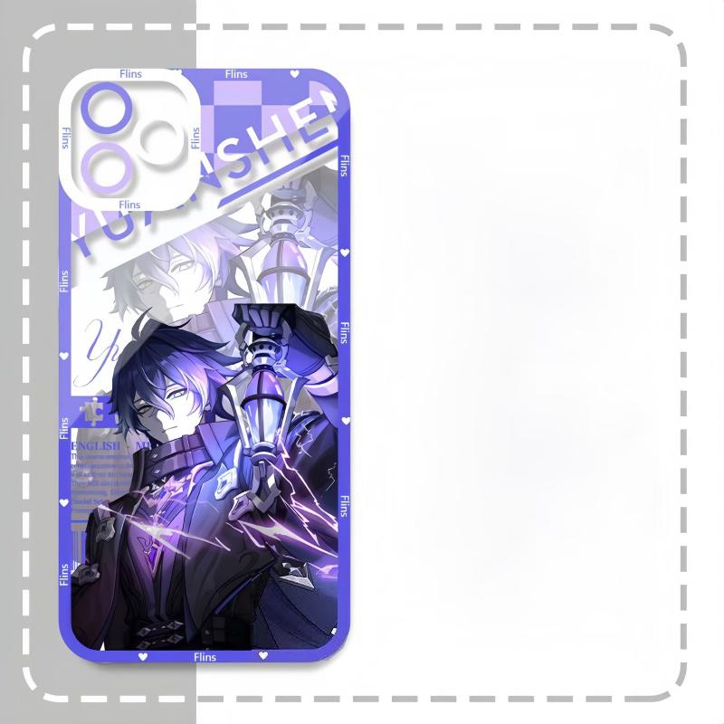 Funda para Teléfono Genshin Impact Flins Columbina Varka Sandrone Para Samsung Galaxy A16 A15 A35 A05 A55 A54 A07 A06 A24 A14 A53 A52 A13