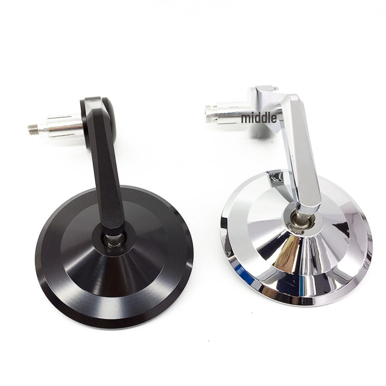 

Retro-Style Rearview Mirrors for Benelli Imperiale 400 Handlebars Black