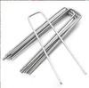10 Pcs U-shaped Garden Nails Artificial Grass Nails Heavy Fence Pile Nails Fixed Lawn Barrier Ground Nails Gardening Tools
