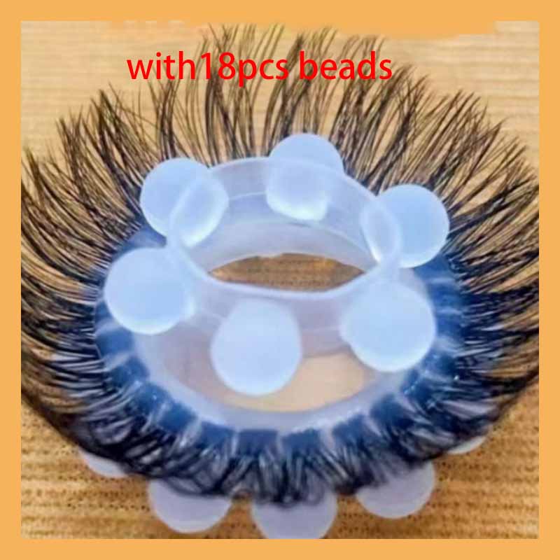 Silicone Beaded Cock Ring with Faux Fur Fringed Textured Delay Ring for Men Adult Sex Toys Couples Penis Ring