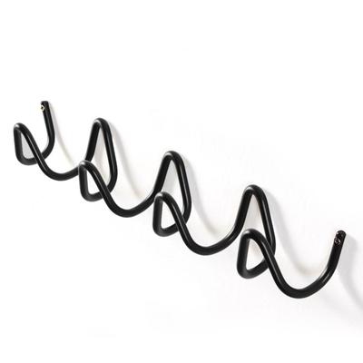 Wavy Shape Metal Wall Hook Waterproof Minimalist Sundries Storage Holder Creative Wall Mounted Background Decorative Hook