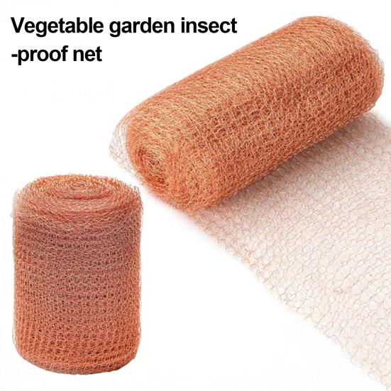 Kupfer-Schneckenkontrollnetz Doppellagige Netzfalle Anti-Schnecken und Schnecken Garten-Schnecken Rattenbarriere-Netz für Hühnerstall Gemüsegärten