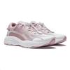 Li Ning Comfortable Versatile Non-Slip Shock Absorbing Low-Top Casual Shoes Kids Casual Shoes White Pink YKCU068-4