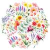 35pcs-70pcs Realistic Stickers Natural Botanical Stickers Flower Stickers For Guitar DIY Bicycle Skateboard Laptop Luggage