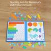 1/2 Sets Magnetic Fraction Demonstration Book Percentage Decimal Fraction Learning Magnetic Tiles Circles Educational Fraction Puzzle Teaching