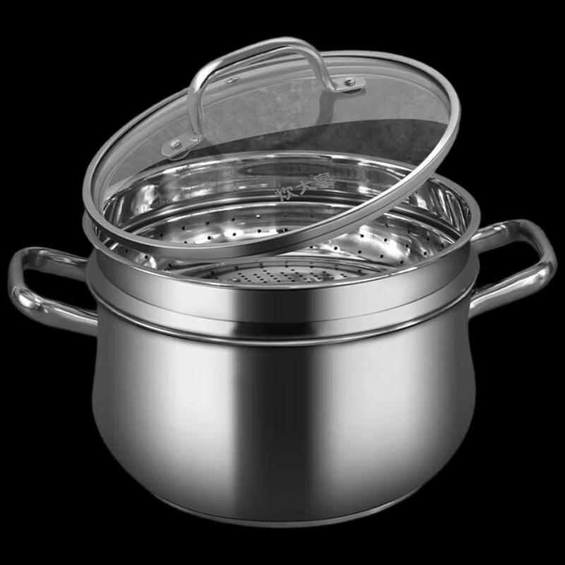 Chui Da Huang Yuying 24cm Stainless Steel Wok Steamer