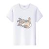 Kawaii Clothes Y2K Tshirt Plus Size Tops Unisex Cartoon Bambi Thumper Graphic T-shirt Summer Blouses White Tees