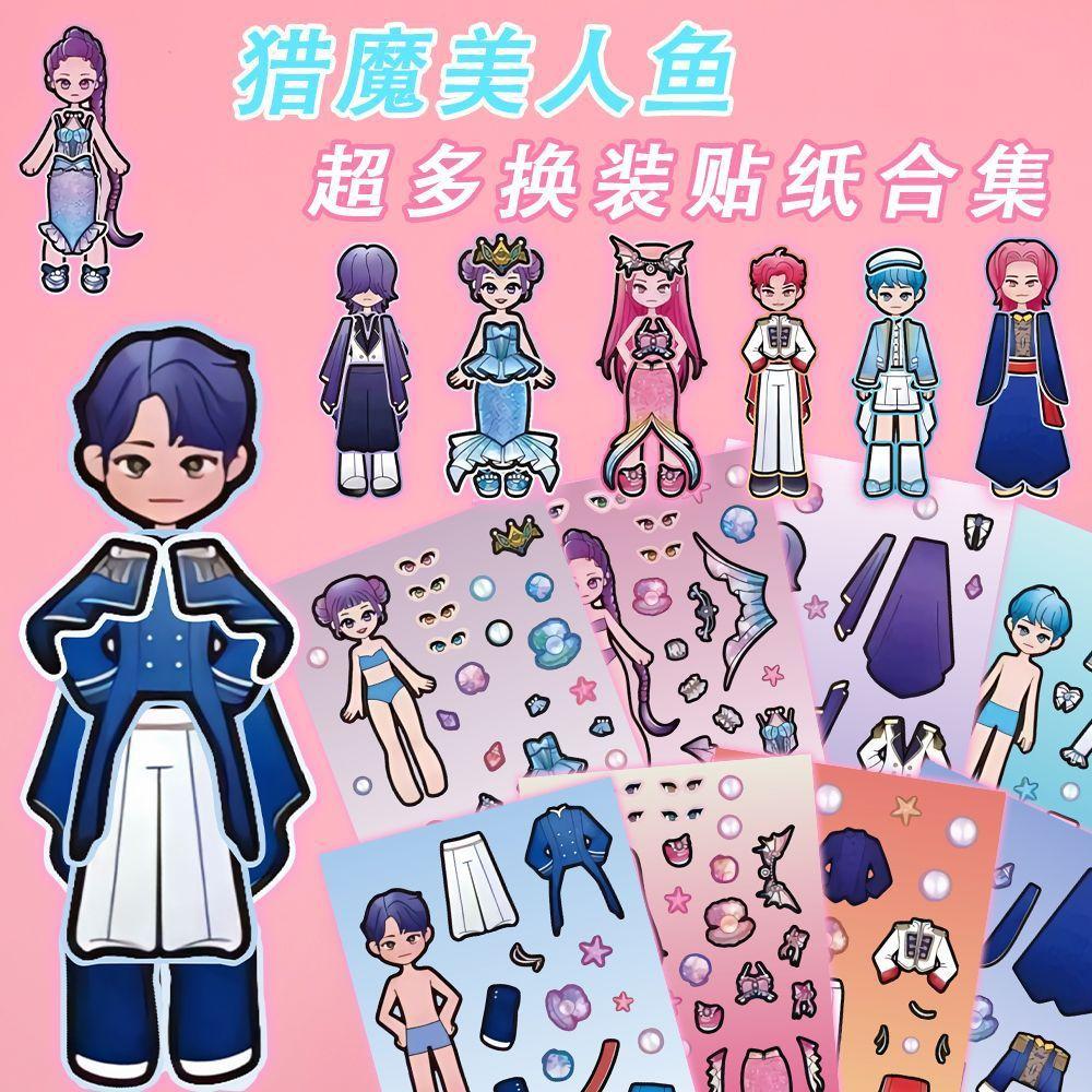 8/16pcs Hunters Stickers Anime Cute Character Sabe Boy Stickers DIY Phone Luggage Laptop PVC Decals Kids Girls Toy Gifts