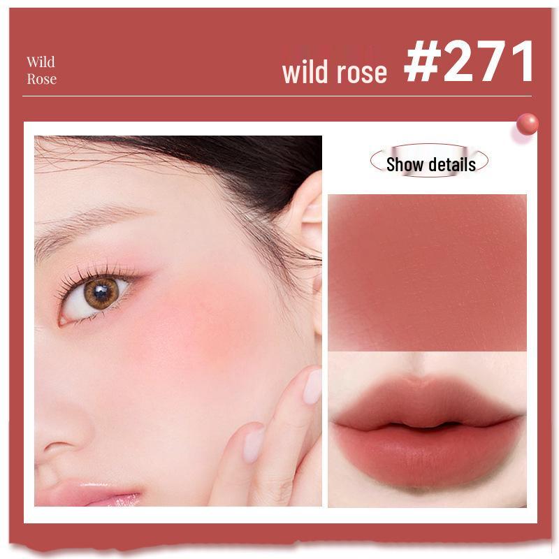 New Face Velvet Multi-use Cream Lip Glaze, Matte Blush & Eyeshadow - Gentle, Student-friendly Formula for Parties. 2.8g