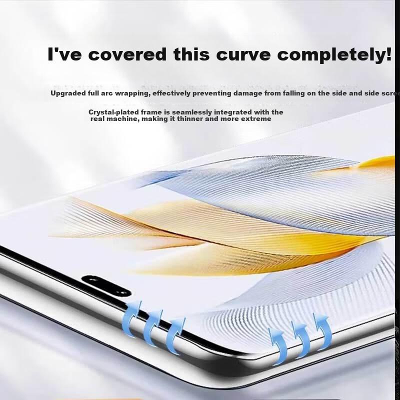 Phone Case for HONOR 90 Pro, HONOR 90 Pro Protective Cover, Shockproof, Anti-Fingerprint, Full Coverage, Bare Phone Lens Protection, Fully Transparent