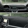 Black Dashboard Dash Mat DashMat Sun Cover Pad For Hyundai Elantra 2017-