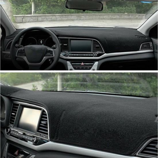 Black Dashboard Dash Mat DashMat Sun Cover Pad For Hyundai Elantra 2017-