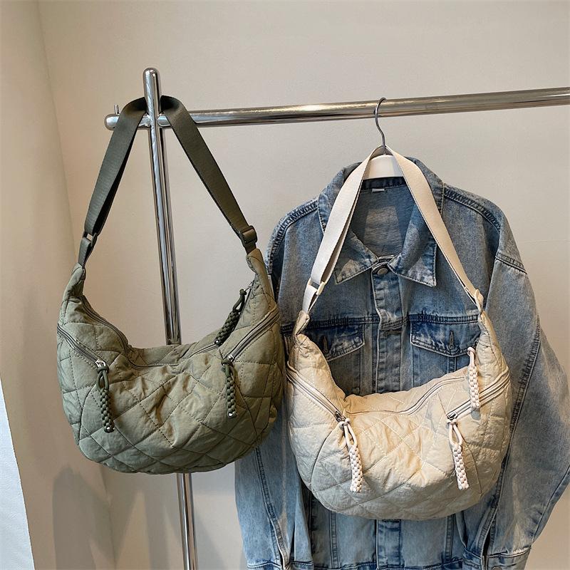 Fashion large-capacity bag women's bag autumn and winter new simple casual shoulder bag texture messenger bag tote bag