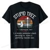 Stupid Tree Disc Golf T-shirt Funny Gift  Vintage T-Shirt Cosie T Shirt for Men Cotton Tops Shirts Casual Retro