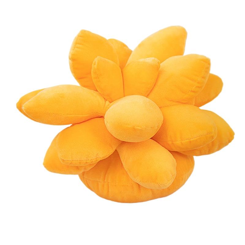 25cm Lifelike Succulent Plants Plush Stuffed Toys Soft Doll Creative Potted Flowers Pillow Chair Cushion for Girls Kids Gift