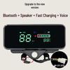 Waterproof LCD Bluetooth Dashboard for Electric Tricycle (48V/60V/72V) - Universal Sunscreen Model