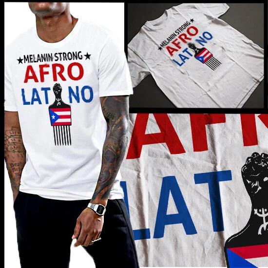 Afro Latino Melanin Pride T-Shirt Afro Puerto Rican Afro Cuban Afro Dominican 3XL