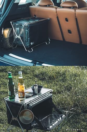 TOKYO CRAFTS Cord Unit Top Board, Shelf, Rack, Storage, Expandable, Camping, Bonfire Table, Stainless Steel, Foldable