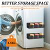 4 Stück Kühlschrank Stark Magnetisch Regal Küche Gewürz Gewürz Lagerregal Mikrowelle Kühlschrank Schrank Multifunktionaler Organizer